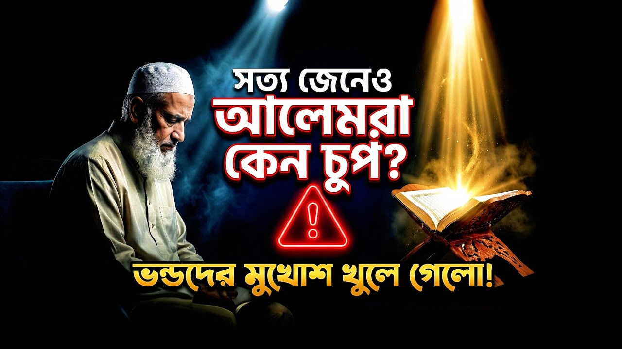 সত্য জেনেও আলেমরা কেন চুপ? 😱 ভন্ডদের আসল চেহারা ফাঁস!