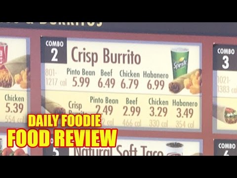 Crisp Burrito Review - Taco Time Seasoned Ground Beef...