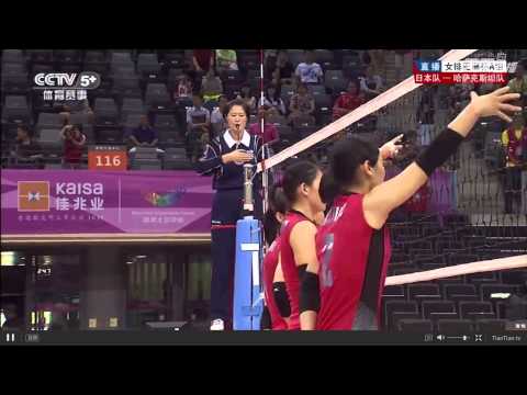 2014 Asian Women's Cup Volleyball Championship l KAZAKHSTAN VS JAPAN-FULL HD