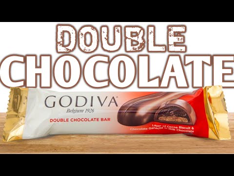 Trying Godiva's Double Chocolate Bar For the 1st time!
