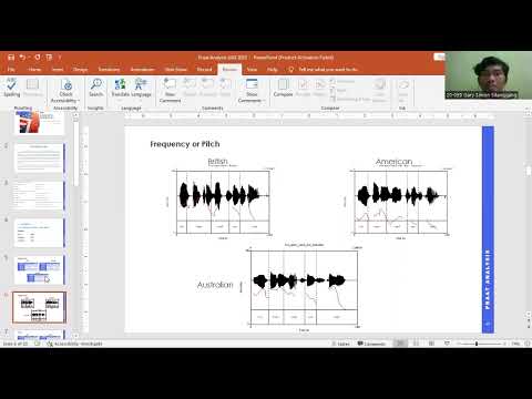 Praat Analysis on Acoustic Phonetics - Phonology and Phonetic Final Exam