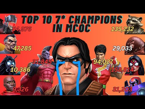 Top 10 7* Champions in MCOC