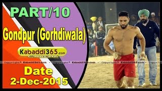 (1) Gondpur (Garhdiwala) Kabaddi Tournament 2 Dec 2015