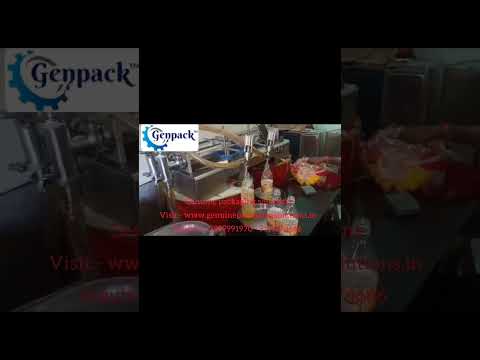 Semi Automatic Liquid Filling Machines 100-1000ml is used industry, food, pesticide and other