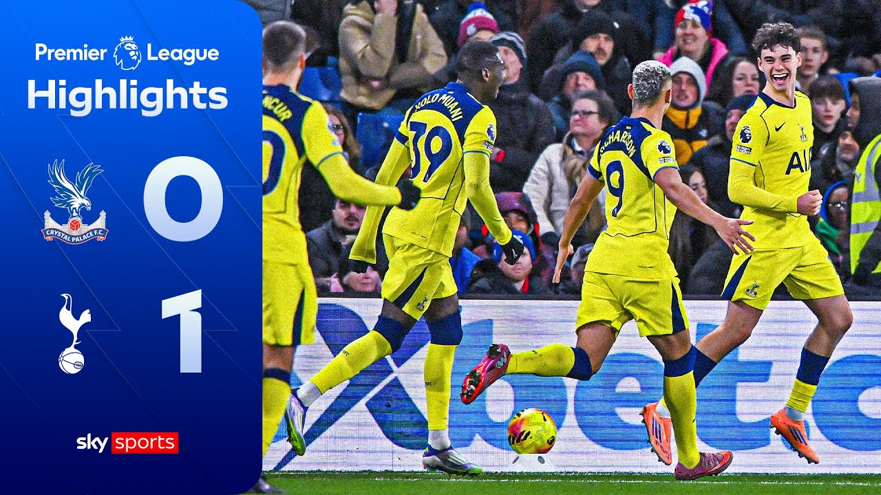 Gray nets first senior goal after VAR drama! | Crystal Palace 0-1 Spurs | Premier League Highlights