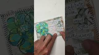 Fix my eyes on You! #icad #scripture #bibleverseoftheday #mixedmedia #scripturememory