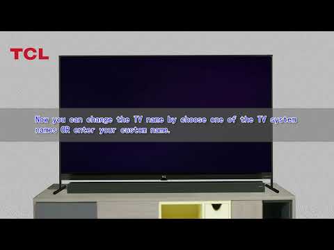 How to change the TV name on TCL Google TV
