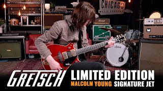 Video thumbnail for Gretsch Limited Edition Malcolm Young Signature Jet | CME Gear Demos by Chicago Music Exchange