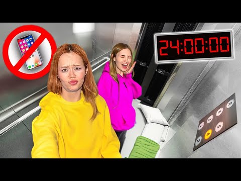 24 SAAT ASANSÖRDE YAŞAMAK !?  | SON ÇIKAN KAZANIR @Cerenyaldz