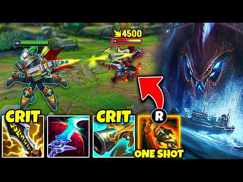 FULL CRIT URGOT MIGHT BE A LITTLE BROKEN.. (KILL THEM IN 1 HIT)