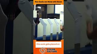 How Socks are Made with Steam #boiler#steam #socks