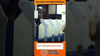 How Socks are Made with Steam  #boiler#steam #socks