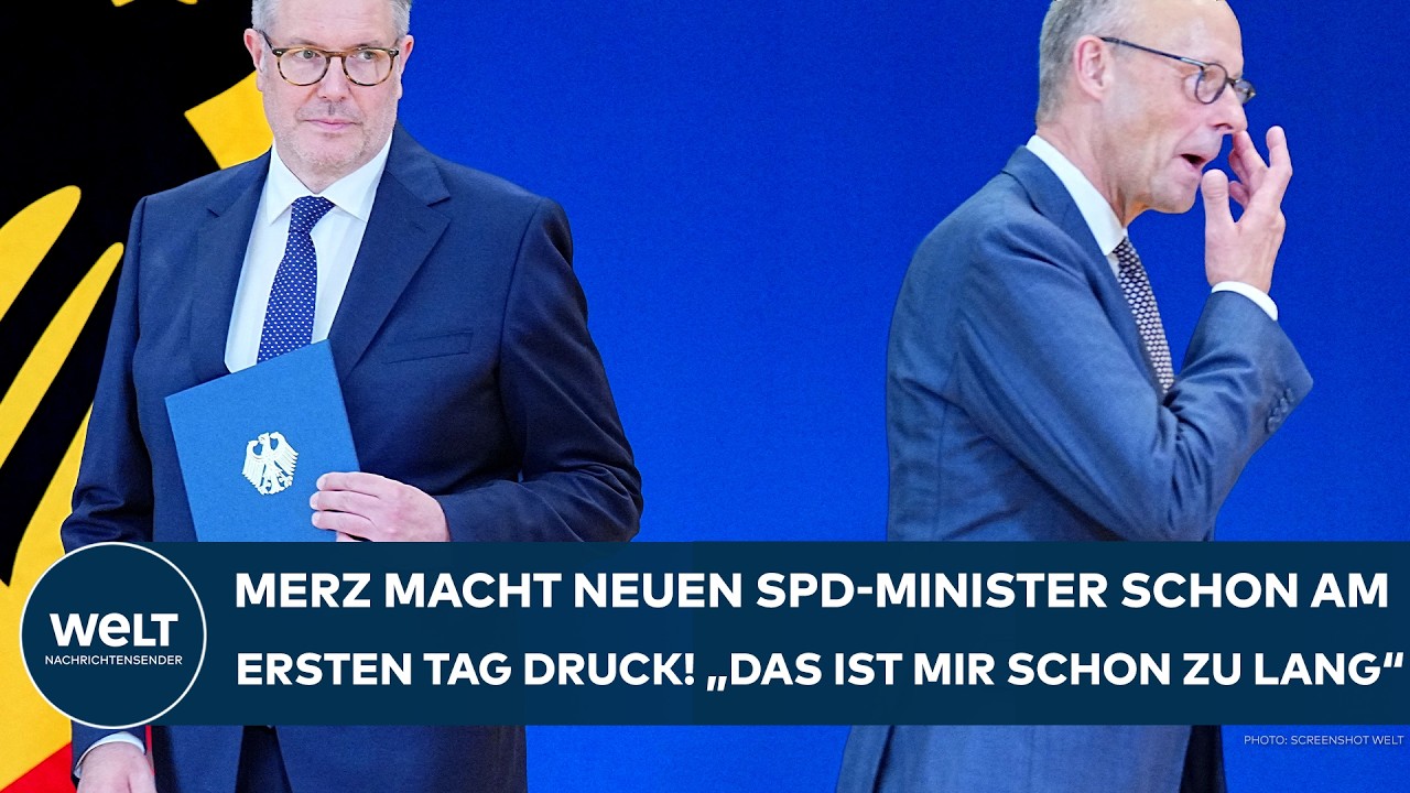 SCHWEITZERS ERSTER TAG: "Dauert zu lang" - Merz setzt neuen Arbeitsminister unter Druck!