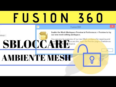 Autodesk Fusion 360 - How to Unlock the Mesh Environment