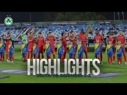 Drita vs OMONOIA 1-1 (UECL 2025-26, League Phase MD2)
