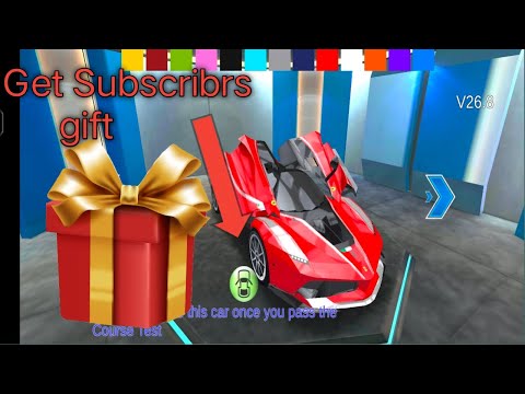 How to get new subscriber gift 🎁💯💯🎁 in 3d driving class school #3ddrivingclass #ferrarigiftcar #3d