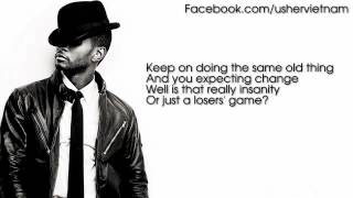 Usher - Numb [Lyrics Video]