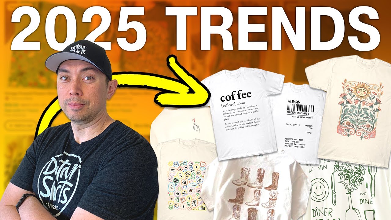 Best Selling T-Shirt Trends For 2025 (with Detour Shirts)