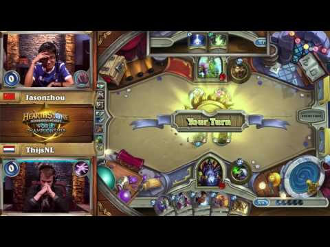 Thijs vs JasonZhou   Hearthstone World Championship 2016   Group A   YouTube 720p