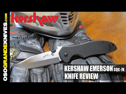 Kershaw Emerson CQC-7K Tanto Framelock Folding Knife Review | OsoGrandeKnives