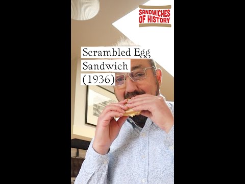Scrambled Egg Sandwich (1936) on Sandwiches of History