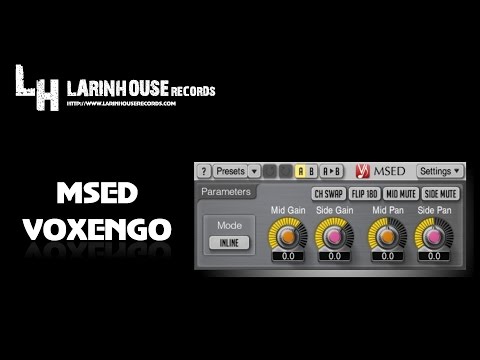 Voxengo MSED: Plug-In для работы с Mid/Side