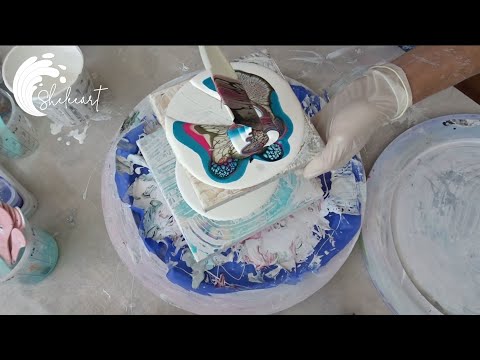 123. Sheleeart, Acrylic Fluid Artist - The switcheroo that didn't happen!