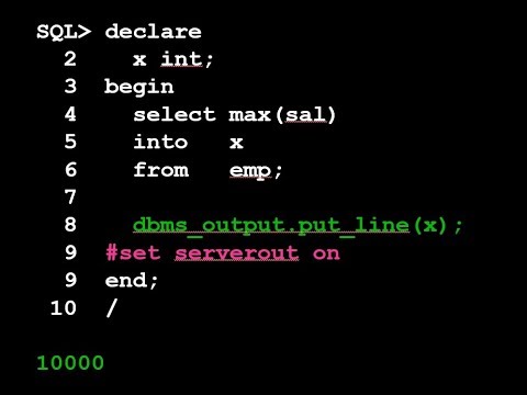 The Sql Plus Hash Command