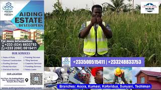16 plots of land available for sale at Watchman, Just after Bonoman SHS in Sunyani.