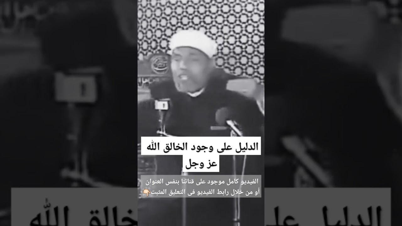 الدليل على وجود الخالق الله عز وجل (وفى أنفسكم أفلا تبصرون)