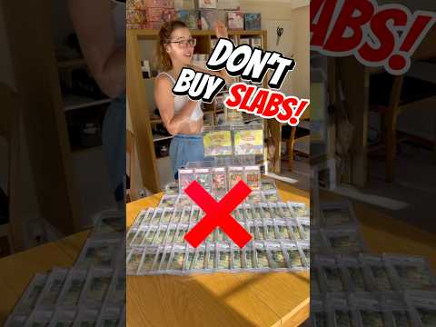 ❌ This is why you DO NOT invest in slabs! | Pokemon card investing and collecting  #pokemon