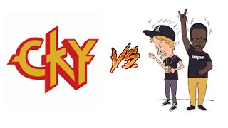 CKY vs MC Lars - 96 Bitter Bots! (Escape From Robot Island) Nerdcore Metal Mashup Cover Lyrics Video