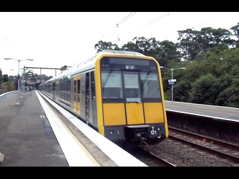 Passenger & Freight Trains at Denistone Station in Sydney