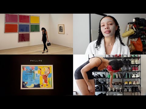 nyc diaries | basquiat viewing, friend dates, closet transformation, & more