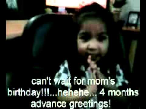 Happy Birthday Song by Prisca @ 2 years old