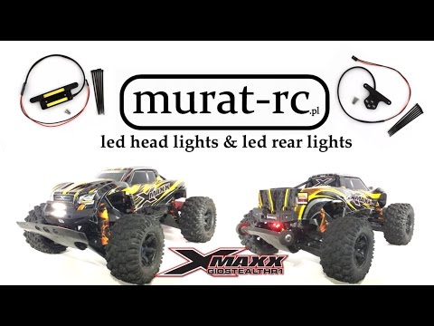 Murat-RC led head lights and tail lights for the Traxxas X-MAXX