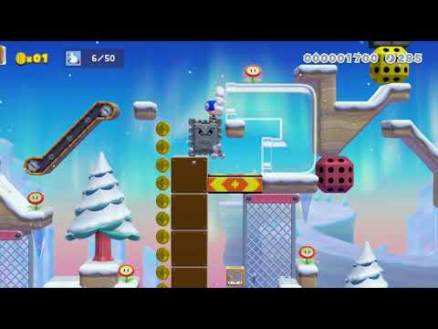 full automatic level dont move by unäD 2 🍄 Super Mario Maker 2 #akl