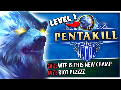 WORLD'S FIRST lvl 1 PENTAKILL with REWORKED VOLIBEAR... WTF DID RIOT DO 😨