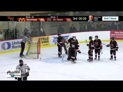 Boys Hockey Moorhead vs St. Cloud