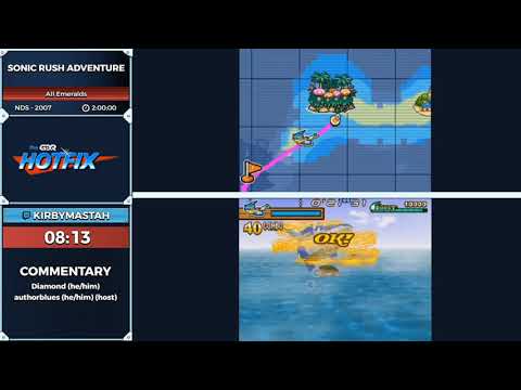 Sonic Rush Adventure by kirbymastah in 1:47:24 - Sonic and the Shiny Things