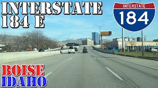 I-184 East - Boise - Idaho - 4K Highway Drive
