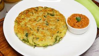 Spongy summer special hydrating breakfast | Rice Breakfast | Nutri veggie roastie - Rice pancakes