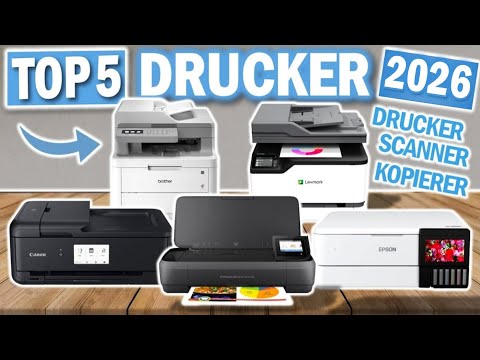 Top 5 MULTIFUNKTIONSDRUCKER 2026 | Die Besten Drucker, Scanner, Kopierer im Vergleich