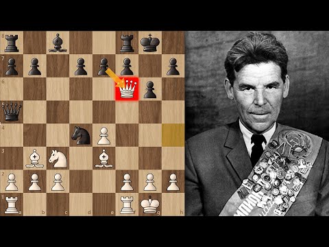 The Most Brilliant Queen Sacrifice Ever | Nezhmetdinov vs Chernikov (1962) - Chess