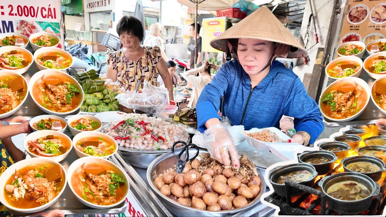 Delicious and popular! Collection of street food in Ho Chi Minh City, Vietnam // Enjoy now!!