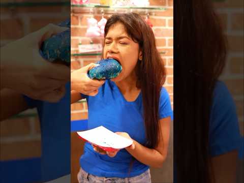 Eating Only BLUE FOOD For 24 Hours 💙 | BLUE Challenge #shorts #foodchallenge