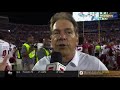 Nick Saban Rant at Maria Taylor following Alabama’s 51-14 Win over Louisville