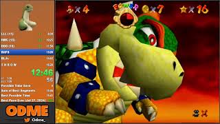 Super Mario 64 - 16 Star Speedrun in 15:48