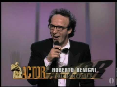 Roberto Benigni Wins Best Actor: 1999 Oscars