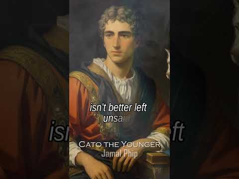 📜Wisdom by Cato the Younger